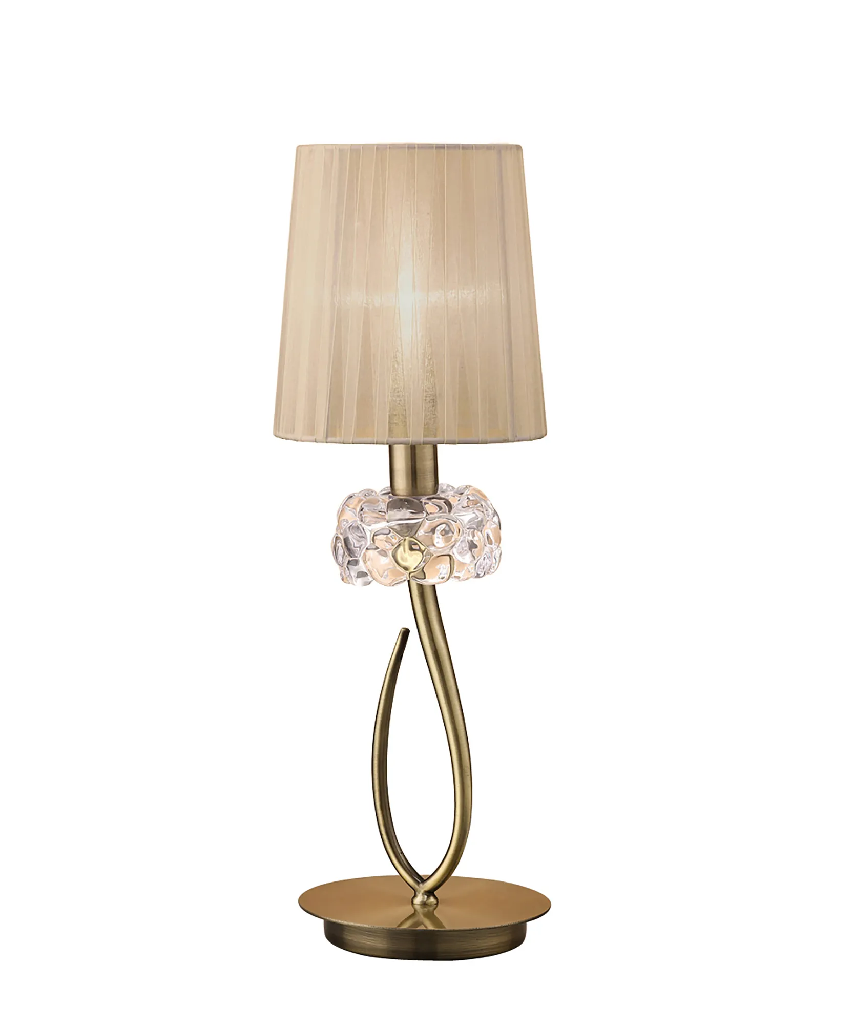 M4637AB/SB  Loewe AB 47cm 1 Light Table Lamp